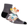 WRIGHTSOCK - silver escape army - noir