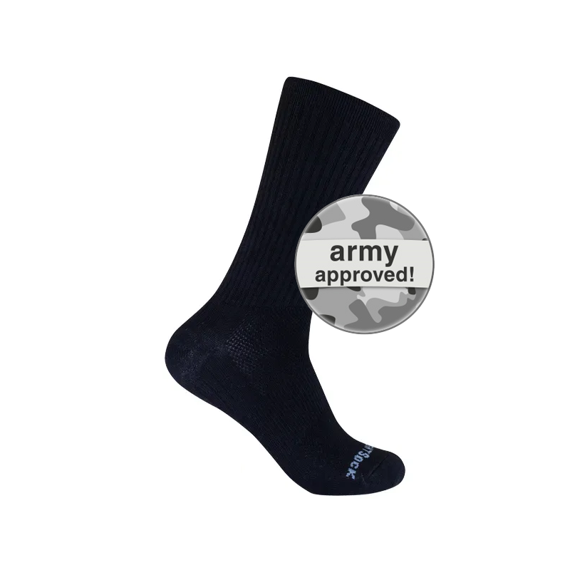 WRIGHTSOCK - silver escape army - noir