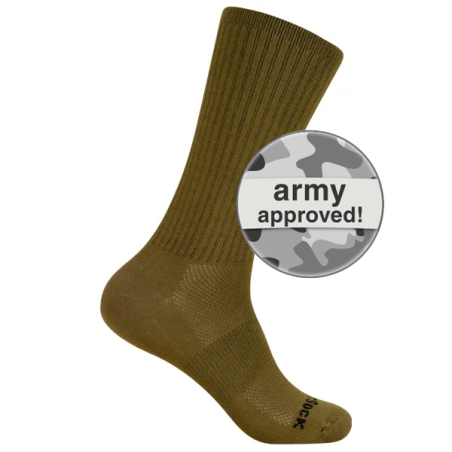 WRIGHTSOCK - silver escape army - marron